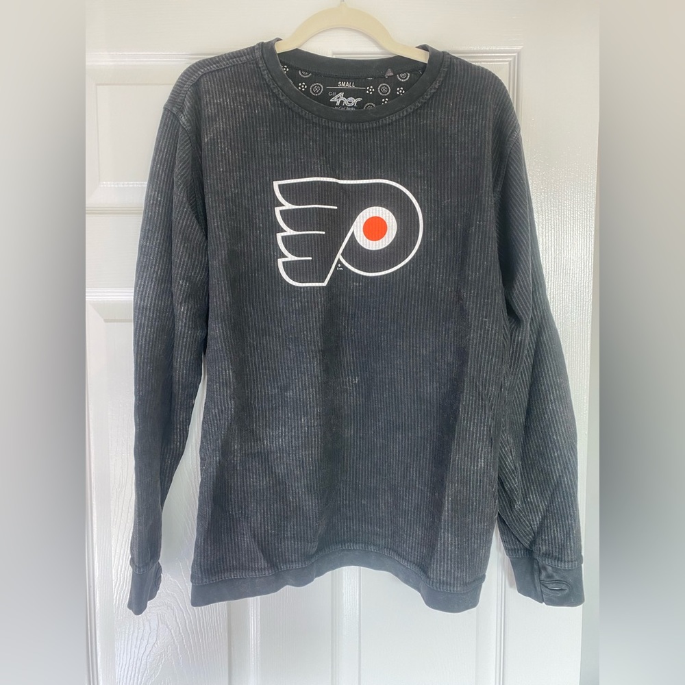 G-III 4Her by Carl Banks Philadelphia Flyers Comfy Cord Pullover Sweatshirt